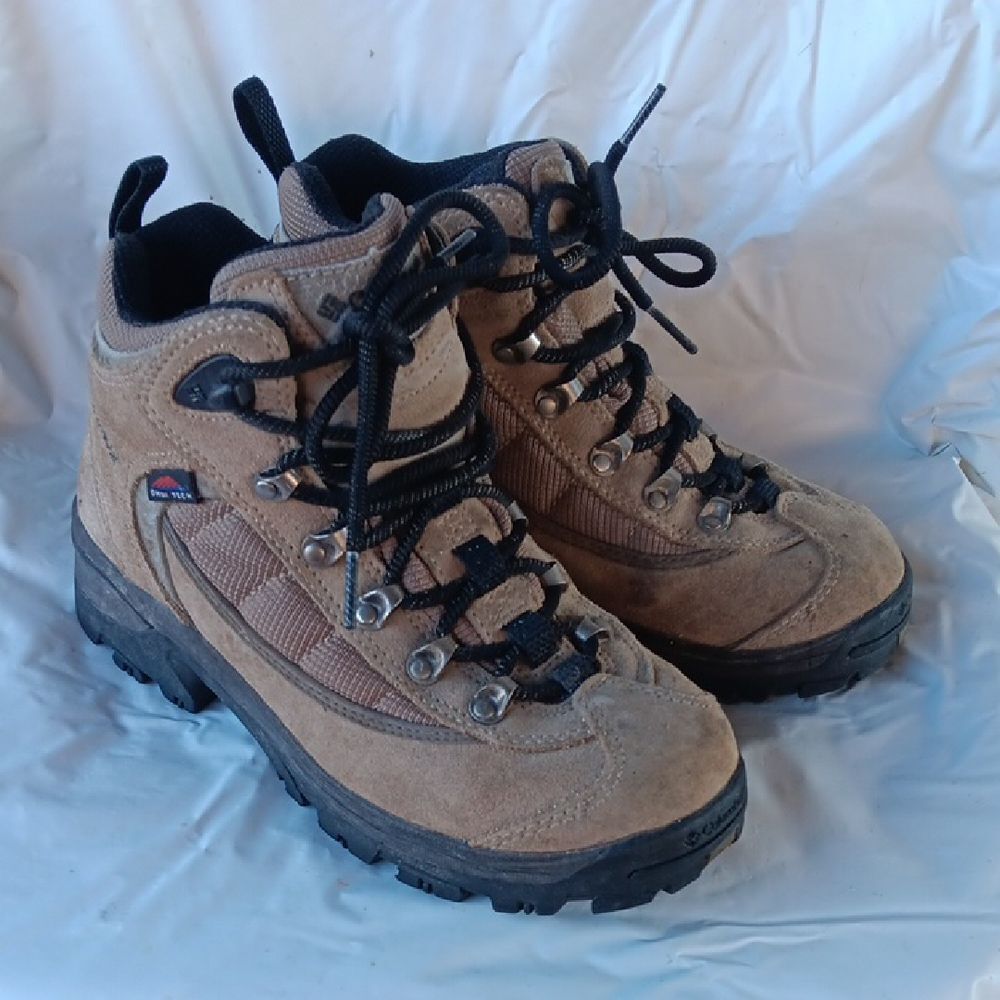 Columbia Women's Steel Toed Work Brown Boots Size 6.5 Preowned